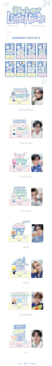 [6TH FANMEETING [STAY in Our Little House] MD] SECRET ACRYLIC STAND (RANDOM 1OUT OF 8)