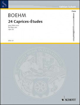 【輸入楽譜】ベーム, Theobald: 24のカプリス(奇想練習曲) Op.26