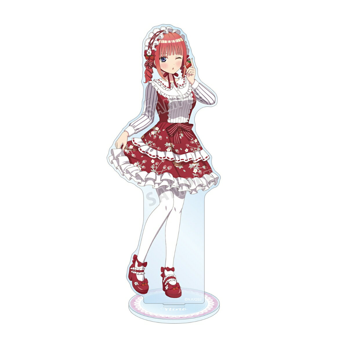 五等分の花嫁＊描き下ろし 中野二乃 ショートケーキイメージコーデver. BIGアクリルスタンド