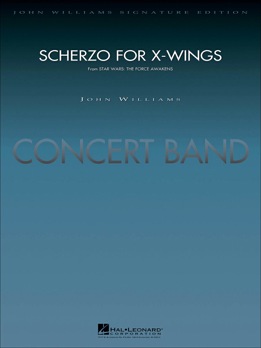 【輸入楽譜】ウィリアムズ, John: 映画「スター・ウォーズ エピソード VII/フォースの覚醒」より Xウイングのためのスケ 指揮者用大型スコア(デラックス・スコア)ルツォ/ラヴェンダー編曲:
