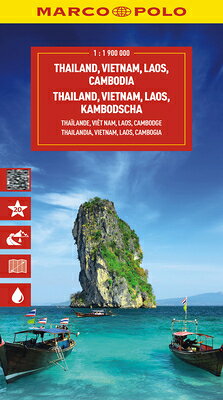 MAPーTHAILAND VIETNAM LAOS CAMB Marco Polo Maps Marco Polo MARCO POLO TRAVEL PUB LTD2026 Folded English ISBN：9783575023407 洋書 Travel（旅行） Travel
