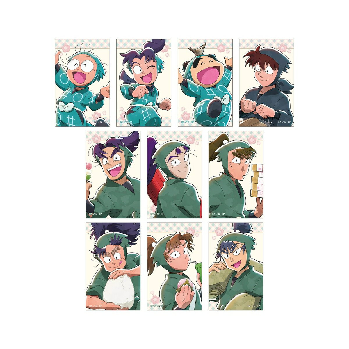 忍たま乱太郎描き下ろし 楽しいお花見の段ver. トレーディングイラストカード ver.A(BOX＝10)