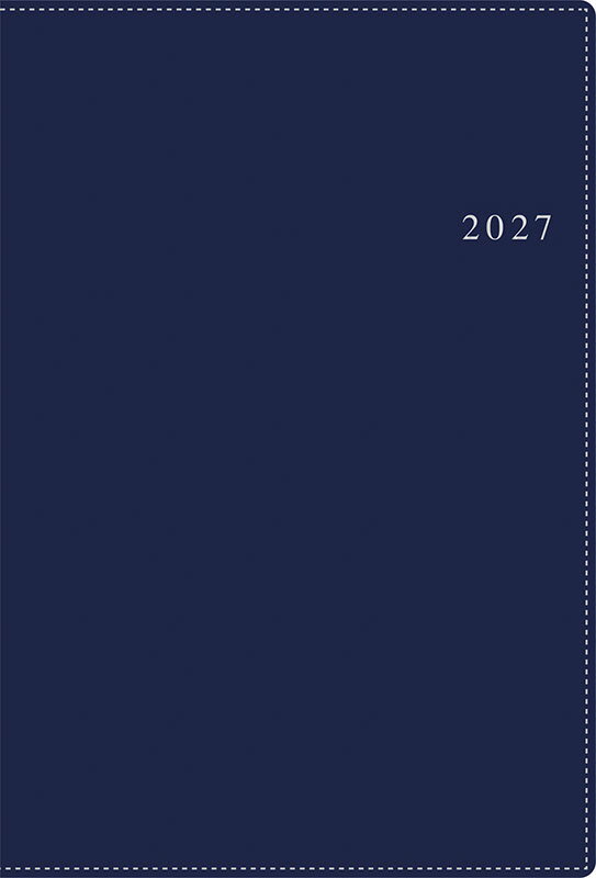 2027年 手帳 1月始まり No.341 T'マンスリー ロジェ [ネイビー]高橋書店 B6判 マンスリー