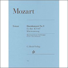 【輸入楽譜】モーツァルト, Wolfgang Amadeus: ホルン協奏曲 第3番 変ロ長調 KV 447(E-flat管 & F管用)/原典版/Wiese編