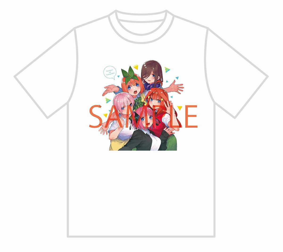 最終巻発売記念！期間限定受注製造　五等分の花嫁　TシャツA（Sサイズ）