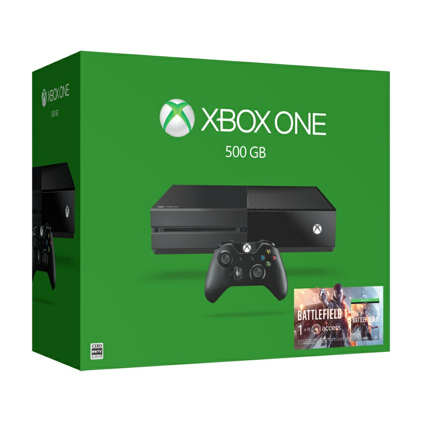 XboxOne 500GB (バトルフィールド1 同梱版)の画像