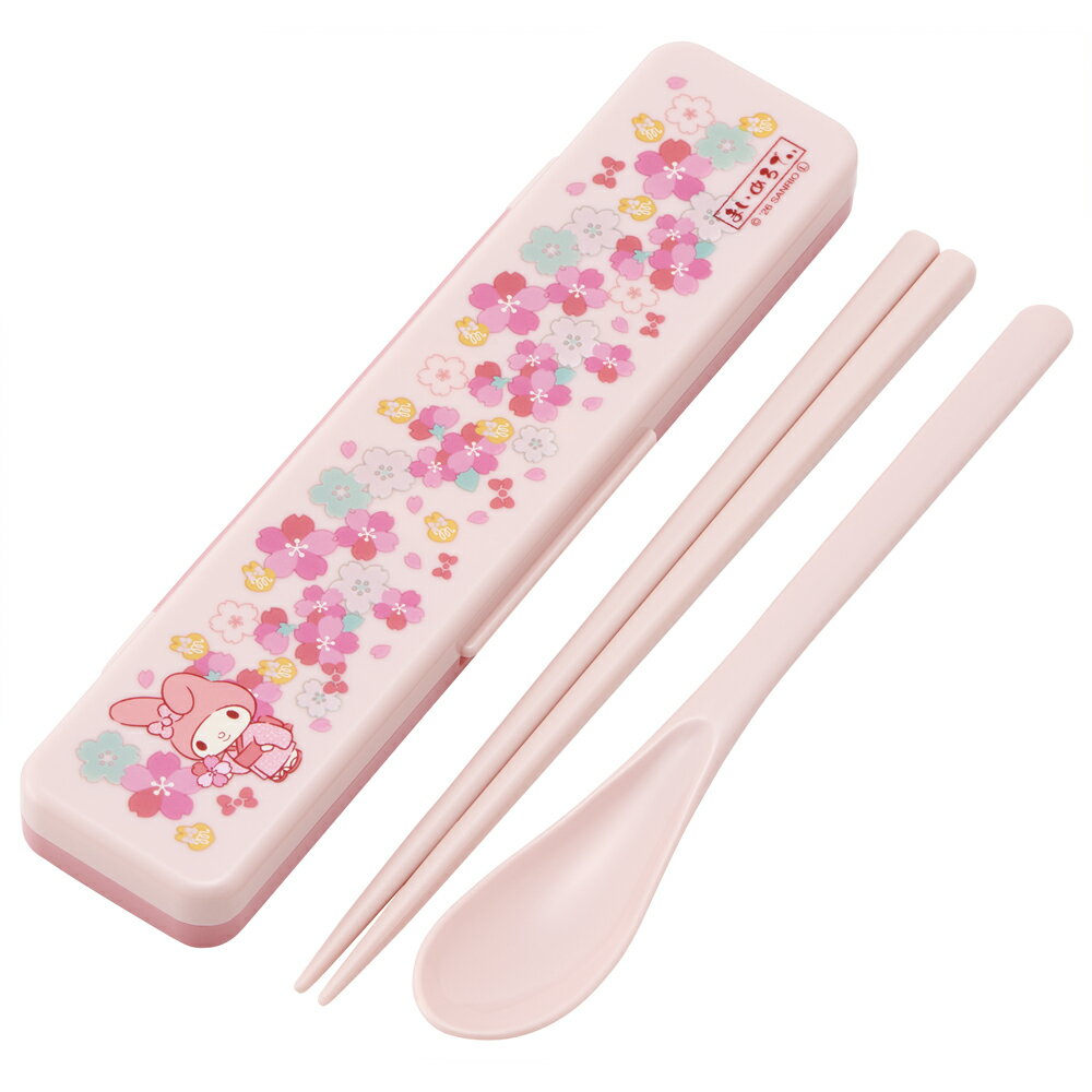 サンリオ マイメロディ 桜　お箸 スプーン お弁当 カトラリーコンビセット