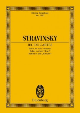 【輸入楽譜】ストラヴィンスキー, Igor: バレエ音楽「カルタ遊び」: スタディ・スコア