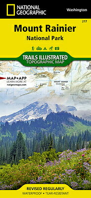 Within the park, there is detailed coverage of Mount Rainier and its many glaciers, Eagles Roost, Cataract Valley, Mystic, Emmons Overlook, Indian Bar, Maple Creek, Snow Lake, Paradise River, Jackson, and many other camping areas. A detailed inset gives you a close-up view of the peak and trails leading to its glaciers . The trails have been enhanced and road and trail mileage have been added to create a more usable map. UTM grids have also been added to make it more usable with your GPS.