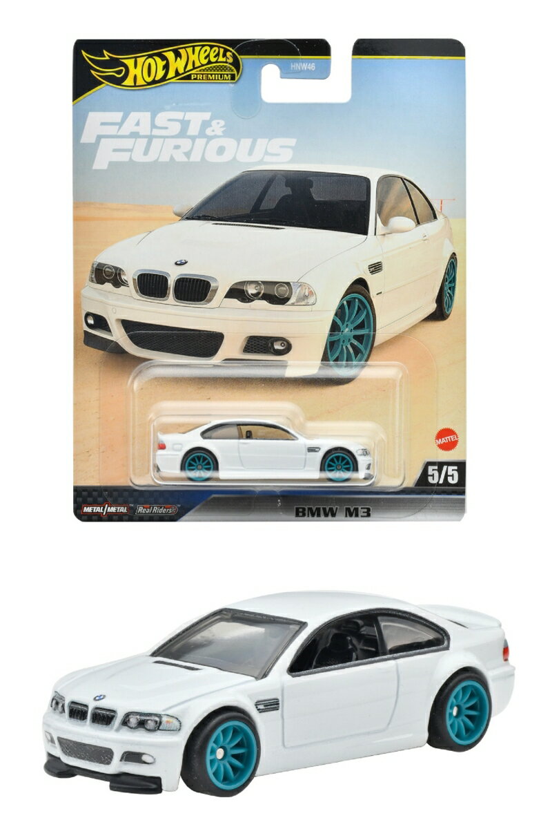 ホットウィール(Hot Wheels) ワイルド スピード - BMW M3 乗り物おもちゃ ミニカー 3歳から ホワイト HYP70