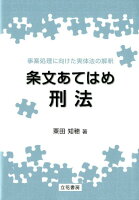 条文あてはめ刑法