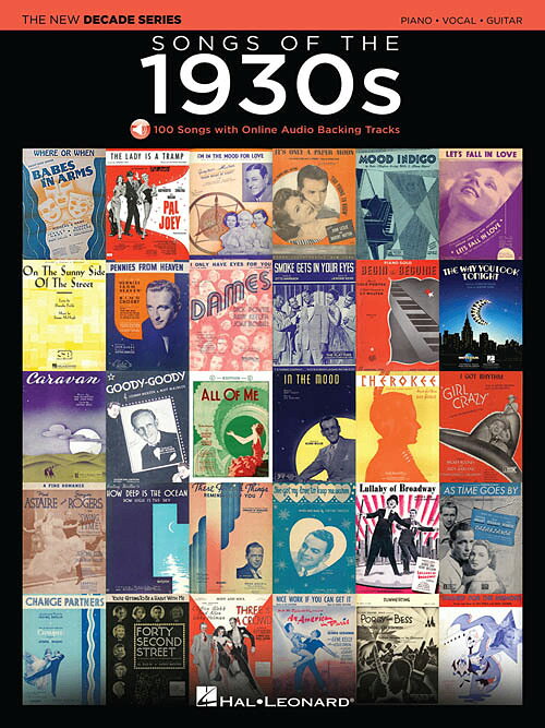 【輸入楽譜】1930年代のソング集: 新ディケイド・シリーズ(オーディオ・オンライン・アクセスコード付)