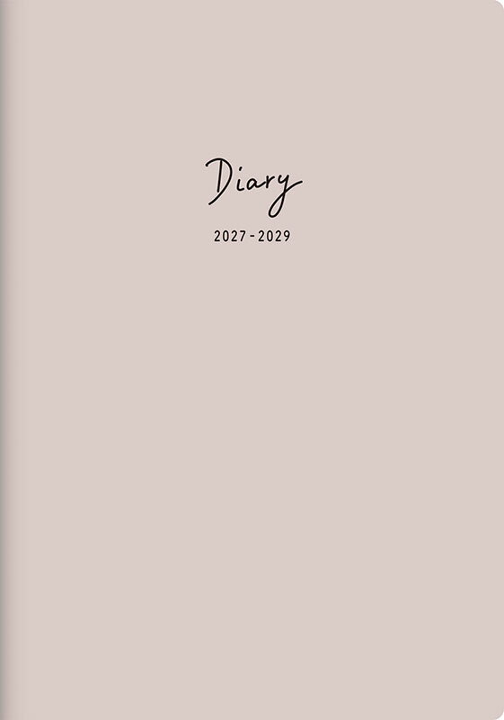 2027年 手帳 1月始まり No.346 3年DIARY [グレージュ]高橋書店 B6判