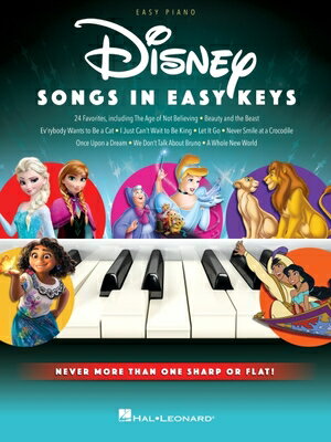 Disney Songs in Easy Keys - Easy Piano Songbook Featuring 24 Favorites DISNEY SONGS IN EASY KEYS - EA [ Walt Disney Company ]