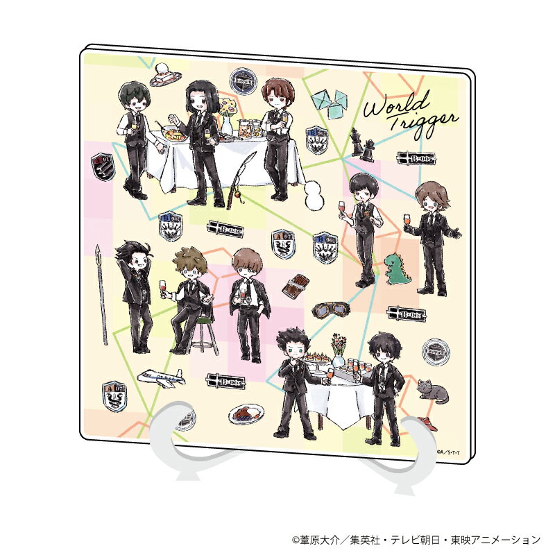 アクリルアートボード「ワールドトリガー」04/集合デザイン スーツver.(グラフアート)【グッズ】