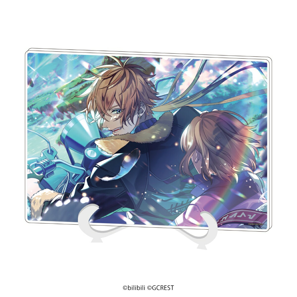 アクリルアートボード(A5サイズ)「夢職人と忘れじの黒い妖精」01/クロウ太陽覚醒(公式イラスト)【グッズ】