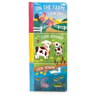 On the Farm: Look Up, Look Down, Look Around ON THE FARM LOOK UP LOOK DOWN （3 in 1 Tall Padded Board Book） [ Jaye Garnett ]