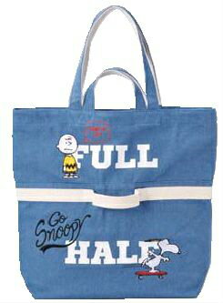 キャパシティバッグ　M SNOOPY・DENIM