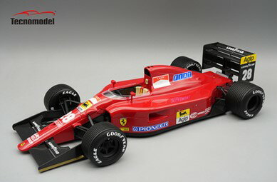 テクノモデル 1/18 フェラーリ 642 F1 イギリスGP 1991 Jean Alesi レインタイヤ車 【TM18-392A】 (ミニカー)