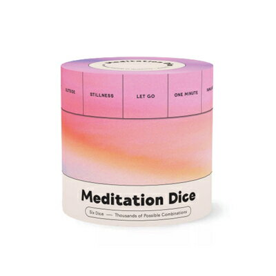 Meditation Dice: Six Dice--Thousands of Possible Combinations! MEDITATION DICE [ Alexandra Franzen ]