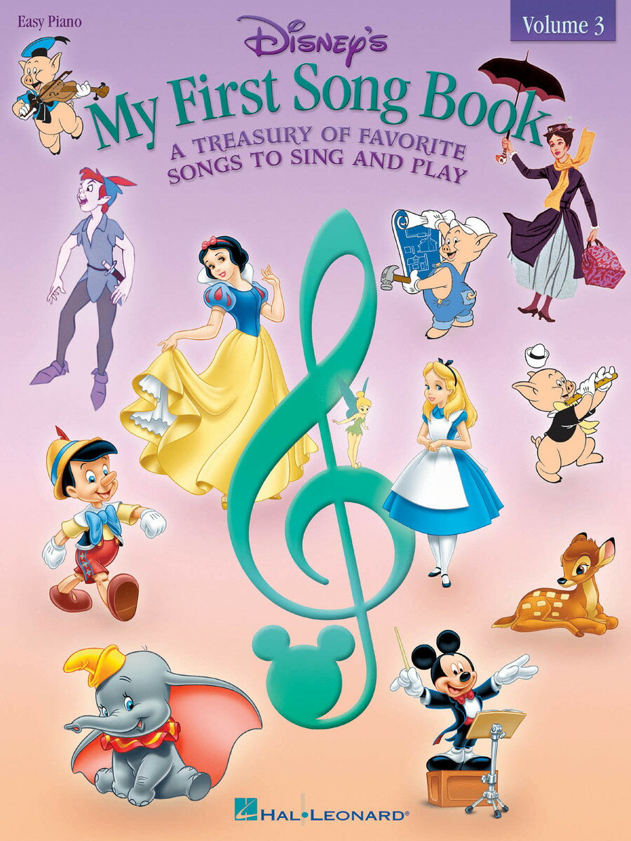 【輸入楽譜】Disney's My First Songbook Vol.3: Easy Piano Songbook