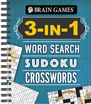Brain Games - 3-In-1: Word Search, Sudoku, Crosswords BRAIN GAMES - 3-IN-1 WORD SEAR （Brain Games） 
