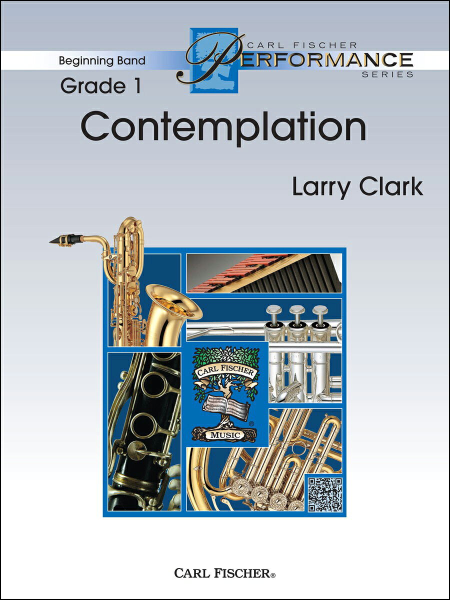 【輸入楽譜】クラーク, Larry: 瞑想: スコアとパート譜セット