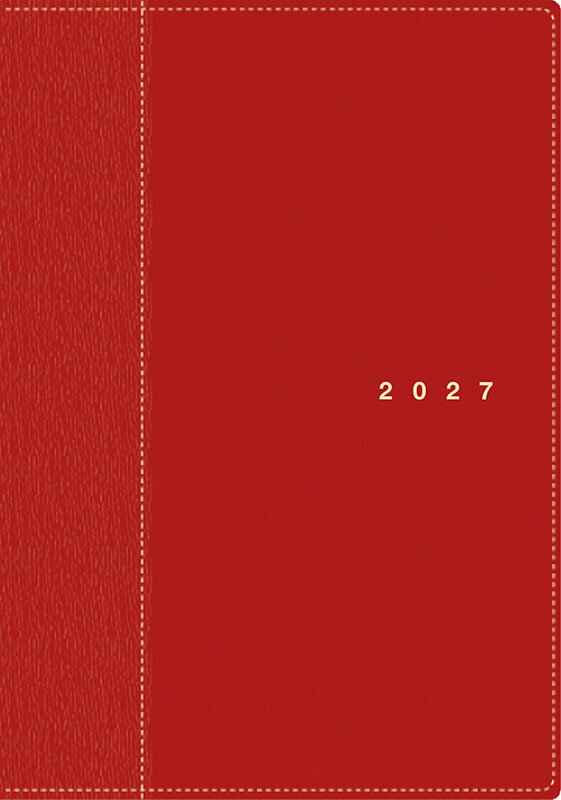 2027年 手帳 1月始まり No.353 シャルム(R) 3 [ネオレッド]高橋書店 B6判 ウィークリー