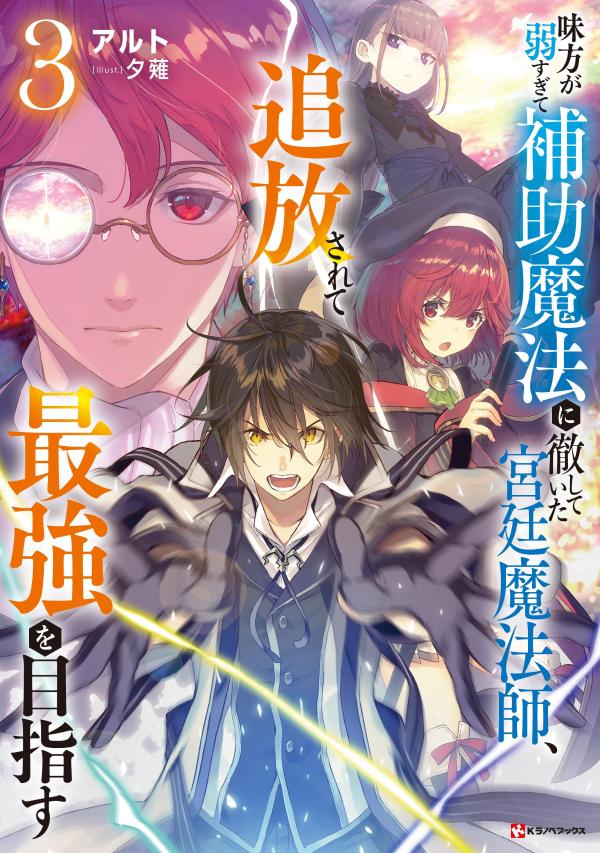 味方が弱すぎて補助魔法に徹していた宮廷魔法師、追放されて最強を目指す3