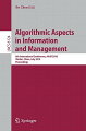 This volume constitutes the proceedings of the International Conference on Algorithmic Aspects in Information and Management, AAIM 2010, held in Weihai, China, in July 2010.