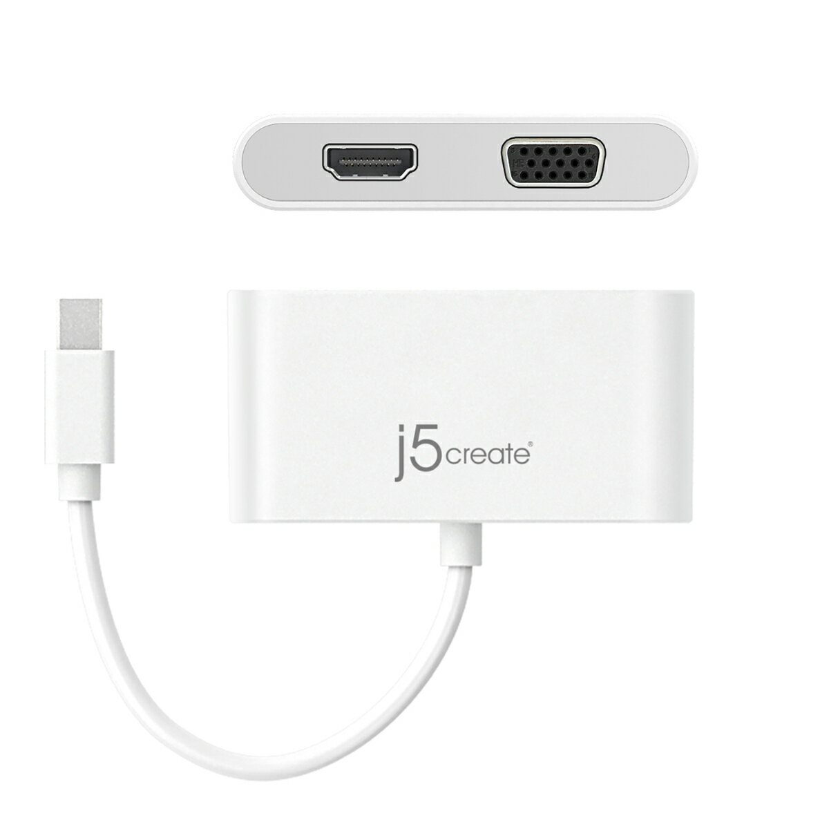 USB-C デュアル VGA & HDMI マルチディスプレイアダプター