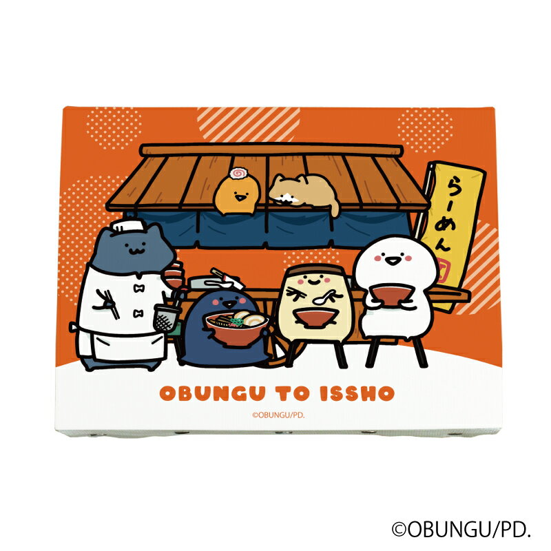 キャンバスアート「お文具といっしょ」03/屋台デザイン(描き下ろし)【グッズ】