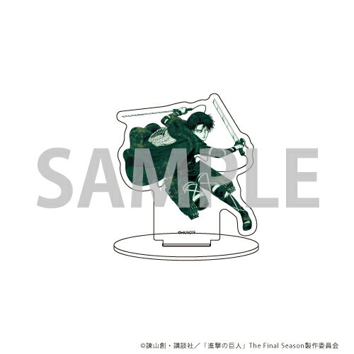キャラアクリルフィギュア「進撃の巨人」09/リヴァイ(MANGEKYO)【グッズ】