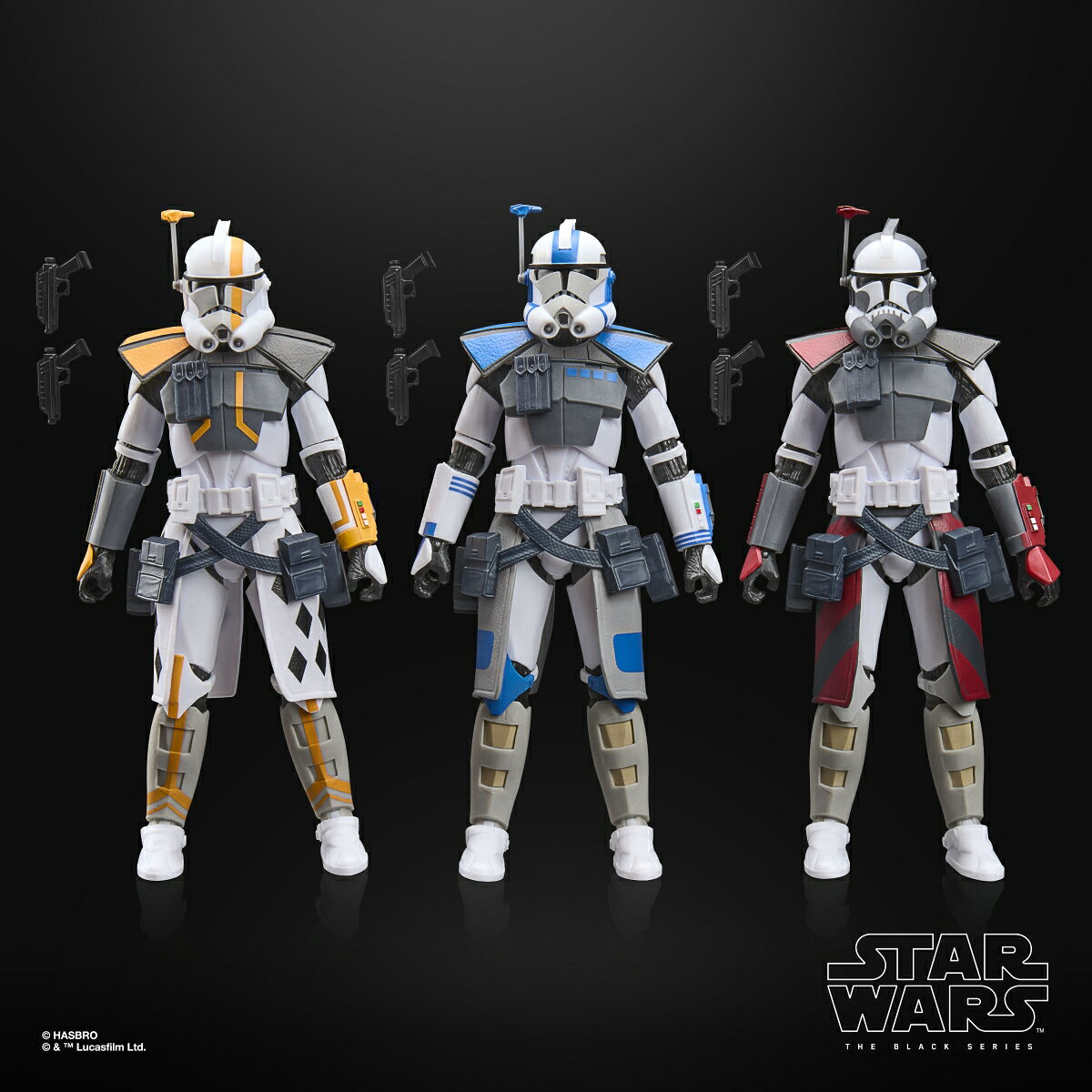 STAR WARS　ハズブロ（Hasbro）STAR WARS スター・ウォーズ ブラックシリーズ ARC トルーパー バトルパック | ハヴォック、コルト、ブリッツ | 『スター・ウォーズ／クローン・ウォーズ』プレミアムコレクション用 15 cm アクションフィギュア 3 体パック G3334 正規品