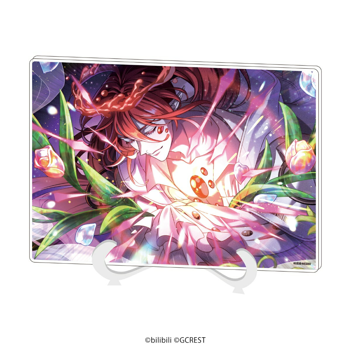 アクリルアートボード(A5サイズ)「夢職人と忘れじの黒い妖精」09/ハインケル覚醒後(公式イラスト)【グッズ】