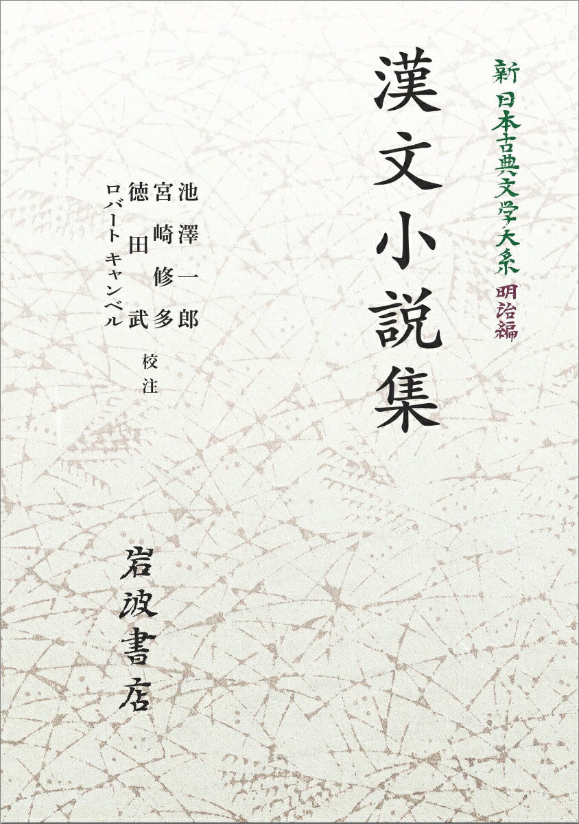 新日本古典文学大系 明治編3 漢文小説集