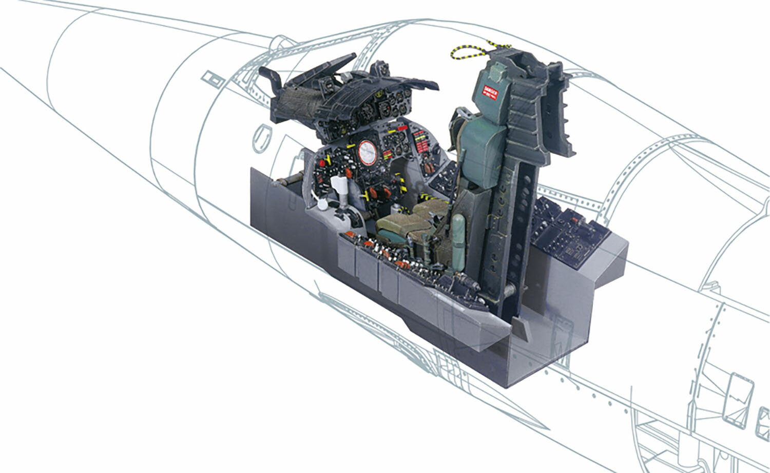 イタレリ 1/12 F-104G スターファイター コクピット 【IT2991】 (プラモデル)