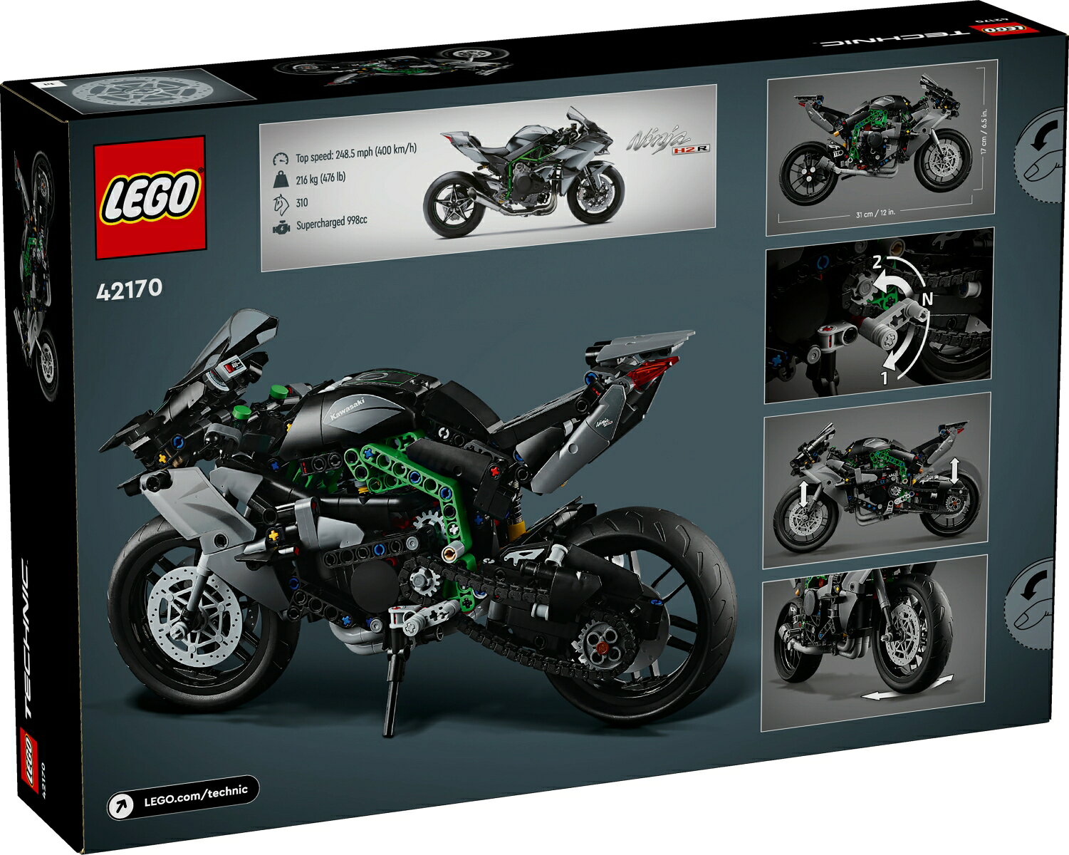 レゴ(LEGO) テクニック Kawasaki Ninja H2R バイク 42170 book-21404473 楽天ブックス サンプル画像3
