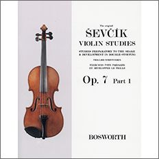 【輸入楽譜】シェフチーク(セヴシック), Otakar: トリルとダブル・ストップの予備練習 Op.7 第1巻