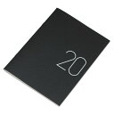 手帳 2020年 マンスリー ダイアリー A5 タイポ ブラ...