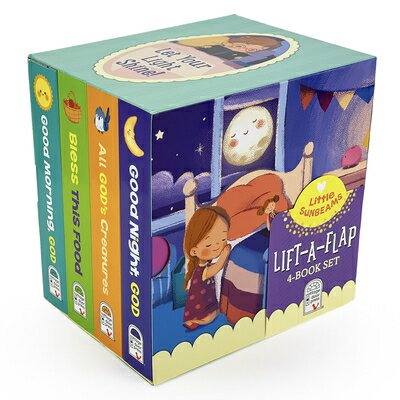 Little Sunbeams Religious Lift-A-Flap 4-Book Set LITTLE SUNBEAMS RELIGIOUS LIFT （Little Sunbeams） [ Cottage Door Press ]