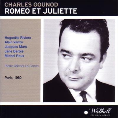 【輸入盤】『ロメオとジュリエット』全曲　ル・コント＆リリック放送管、ヴァンゾ、リヴィエール、他（1960　モノラル）（2CD）
