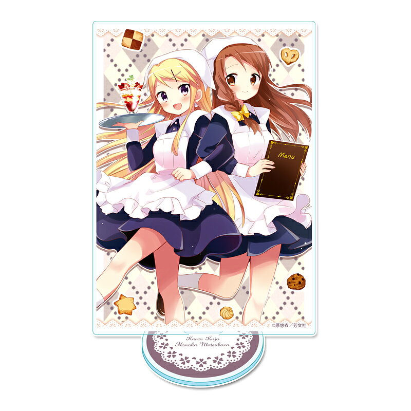 きんいろモザイク　アクリルビジュアルボード【九条カレン＆松原穂乃花】