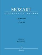 【輸入楽譜】モーツァルト, Wolfgang Amadeus: アンティフォナ「レジーナ・チェリ」 KV 108(74d)(ラテン語)/原典版/Federhofer編