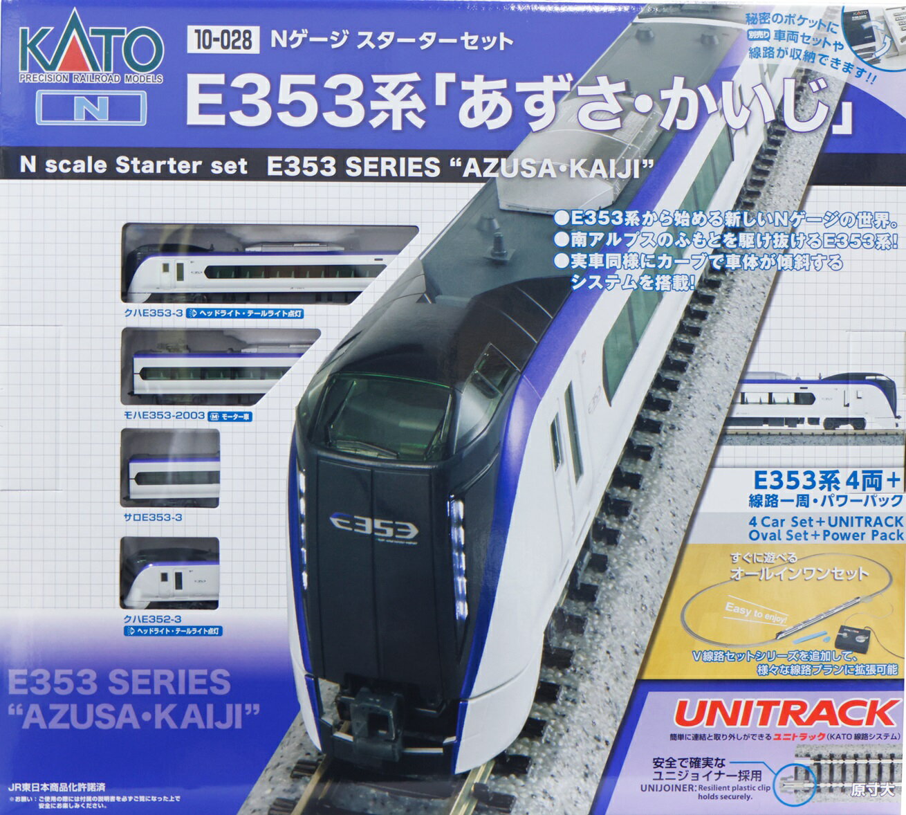 スターターセット E353系「あずさ・かいじ」 【10-028】 (鉄道模型 Nゲージ)