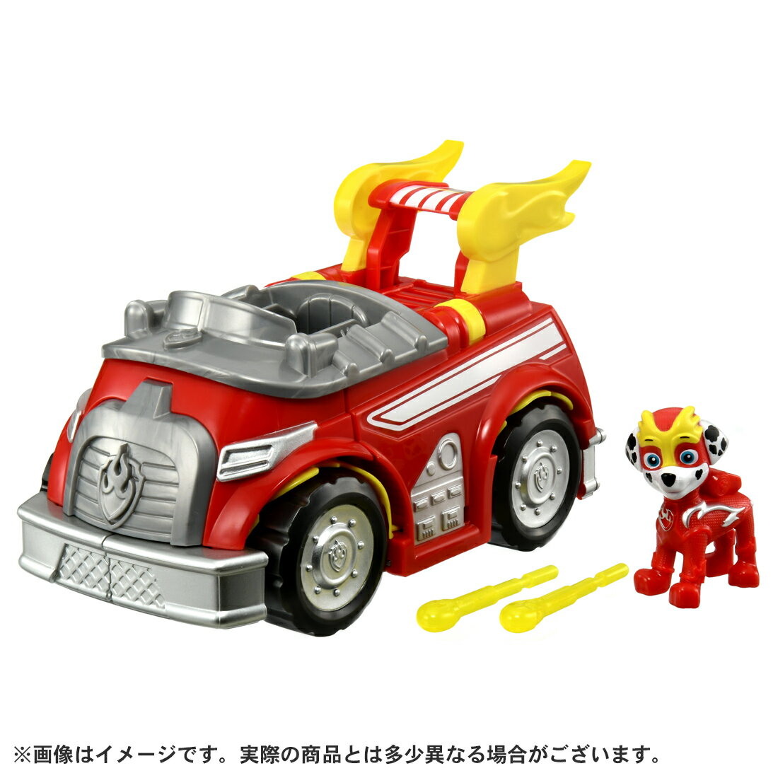 パウ・パトロール 変形ビークル マーシャル マイティファイヤートラック