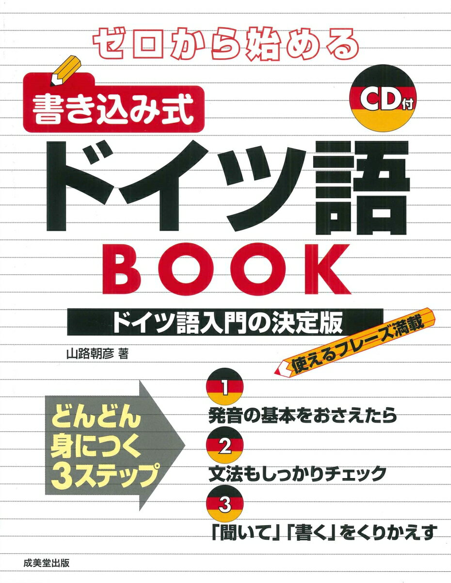 発音の基本をおさえたら、文法もしっかりチェック。「聞いて」「書く」をくりかえす。どんどん身につく３ステップ。