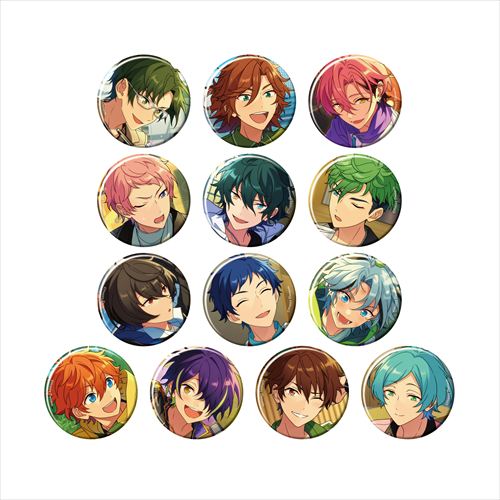 「あんさんぶるスターズ！！」からコレクション缶バッジ[2026 Aug．]-Casual Side-が登場！【対象年齢】：15歳以上【商品サイズ (cm)】(幅×高さ）：5.6×5.6