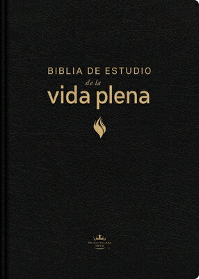 Rvr60, Biblia de Estudio de la Vida Plena, Edicin Clsica, Piel Fabricada, Negro, Con ndice, Pala..