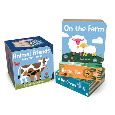 Baby Block Books: Animal Friends BABY BLOCK BKS ANIMAL FRIENDS （Baby Block Books） [ Duopress Labs ]